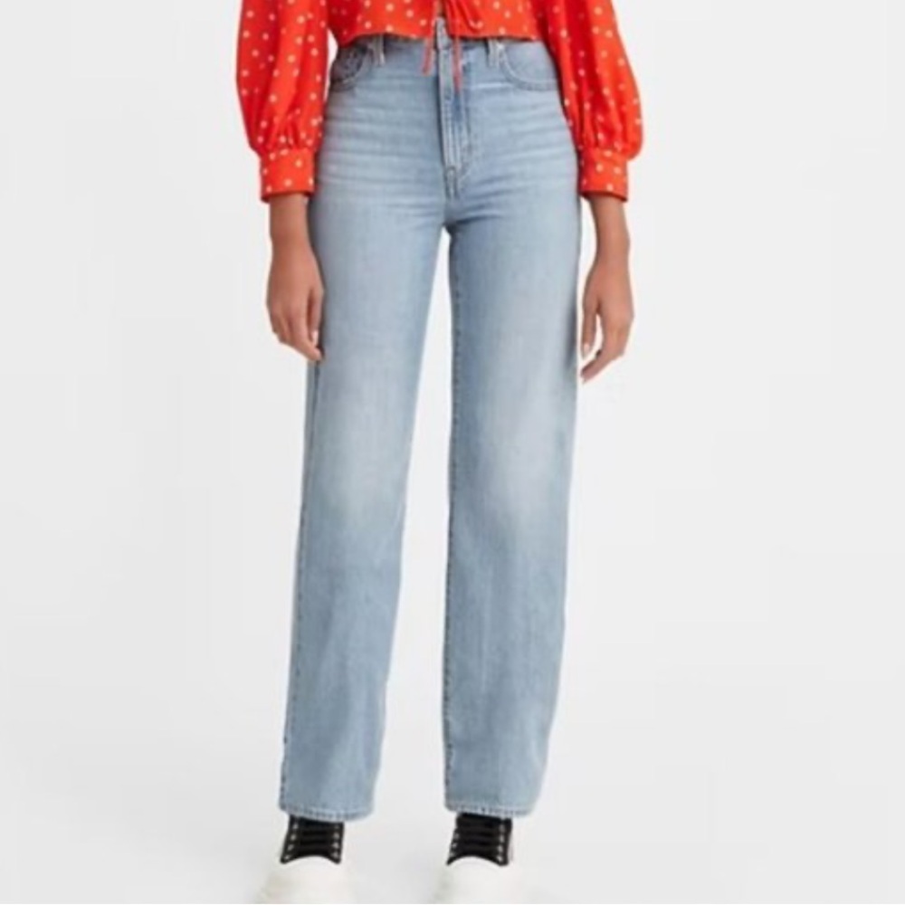 Levi's Light Blue Straight Leg Jeans